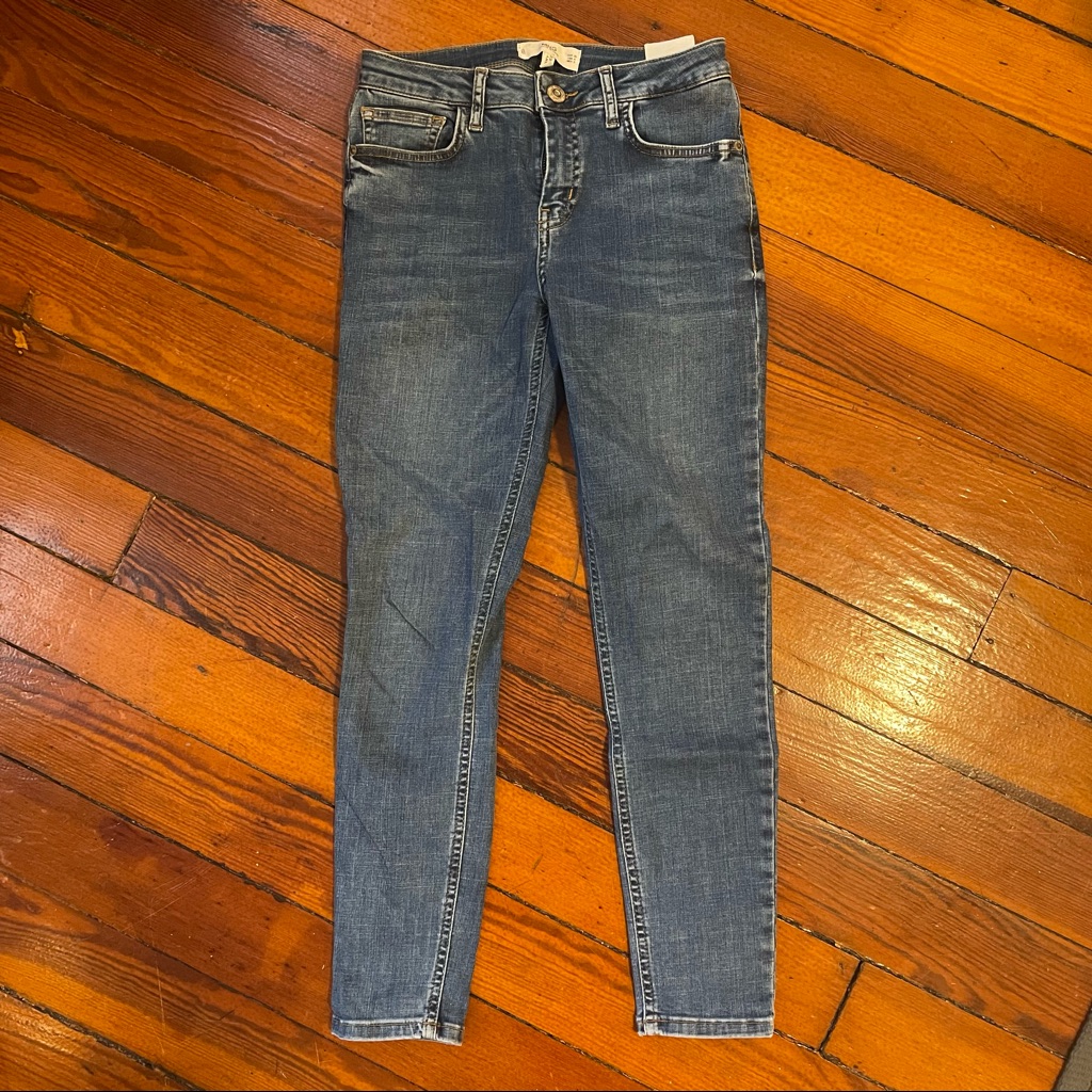 Mango Skinny Cropped Jeans. Size 4.